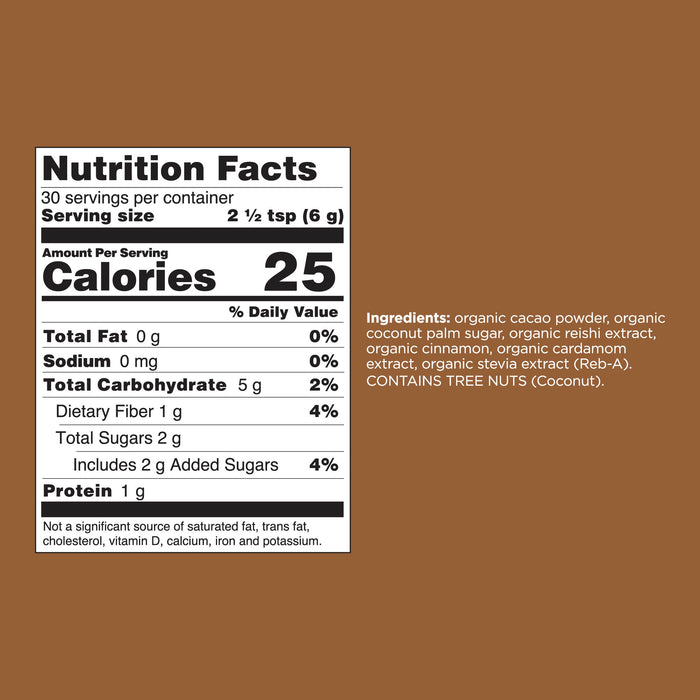 816897023325_Calm_Organic_Cacao_Bag_Facts_Panel