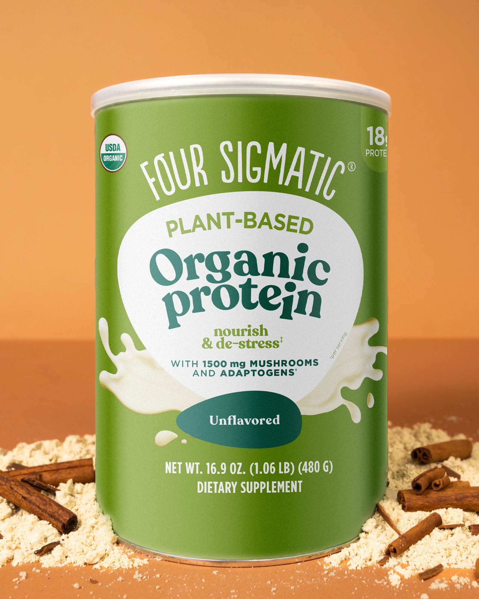 Unflavored Protein: Pure Plant-Based Mushroom Power