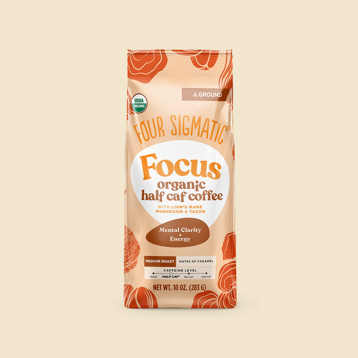 Focus Organic Half Caf Ground Coffee