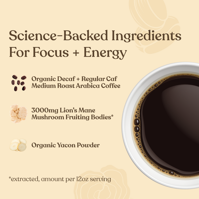 Focus Half Caf Ground Coffee - Medium