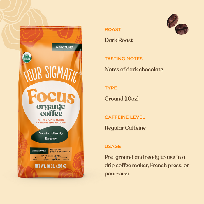 Focus Ground Coffee - Dark Roast