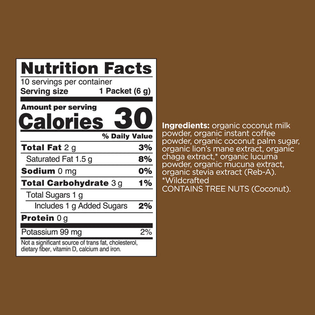 Focus Instant Coffee Latte, Packets