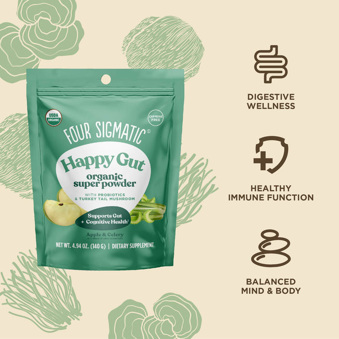 Happy Gut Super Powder: Digestive Health Mushroom Blend