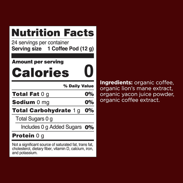 Focus High Caf Coffee Pods (24ct)