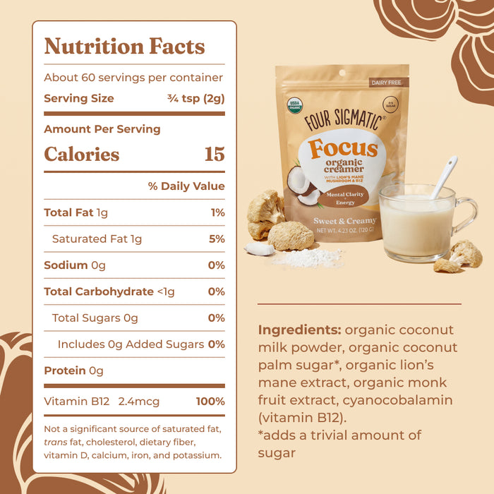 Focus Creamer – Sweet & Creamy