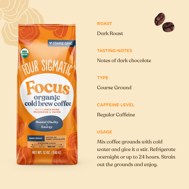 Focus Cold Brew Ground Coffee