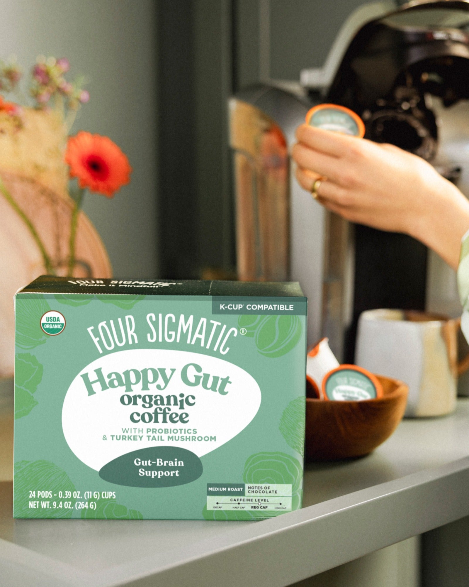 Organic k cups coffee best sale