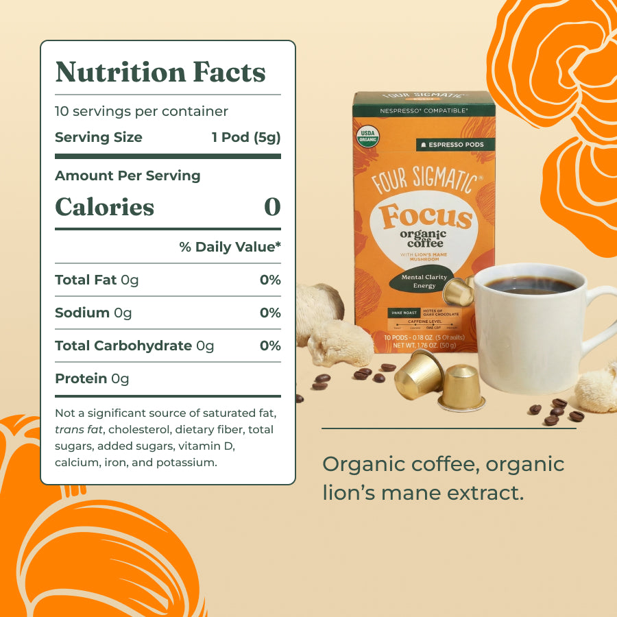 Focus Dark Roast Espresso Pods
