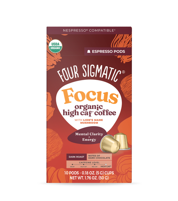 Focus Dark Roast High Caf Espresso Pods