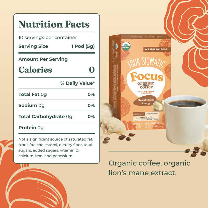 Focus Medium Roast Espresso Pods (10ct)