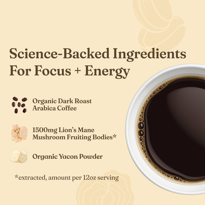 Focus Ground Coffee - Dark (20oz)