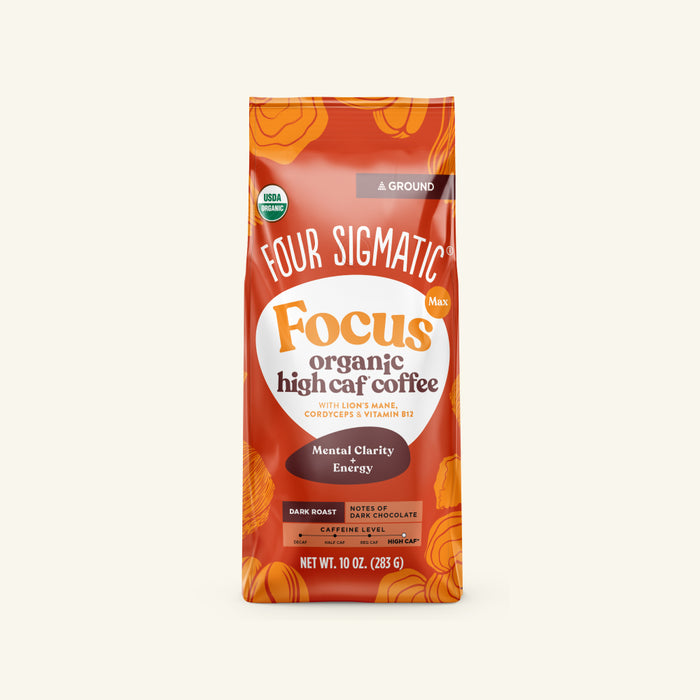 Focus Max High Caf Ground Coffee - Dark