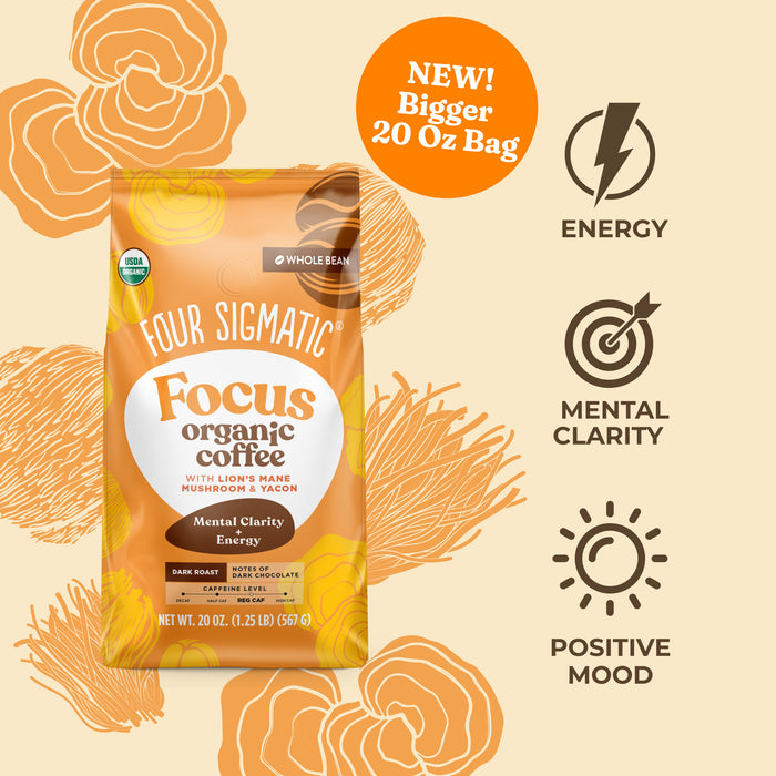 Focus Whole Bean Coffee - Dark (20oz)