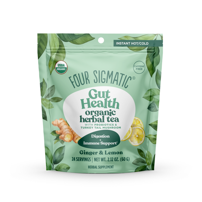 Gut Health Organic Herbal Tea: Instant Tea with Adaptogens