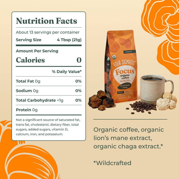 Focus Ground Coffee (Dark Roast)
