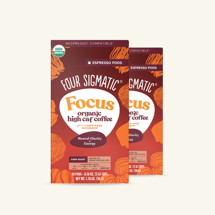 Focus Dark Roast High Caf Espresso Pods (10ct)