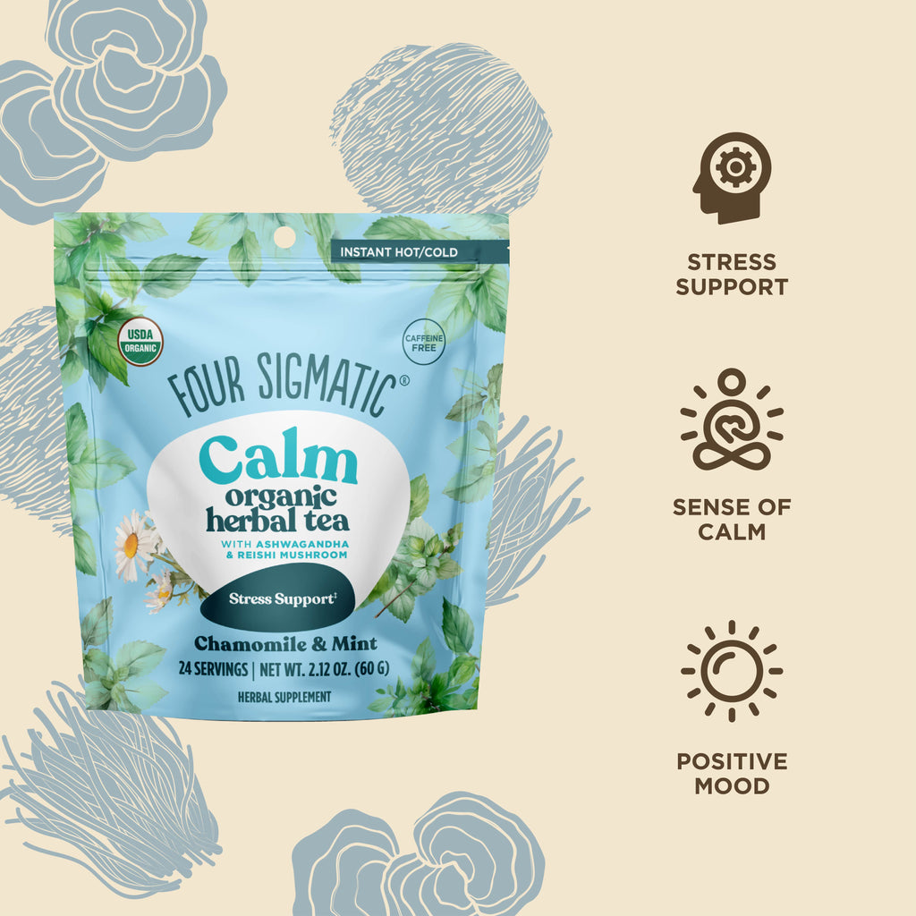 Calm Organic Herbal Tea: Instant Tea with Adaptogens