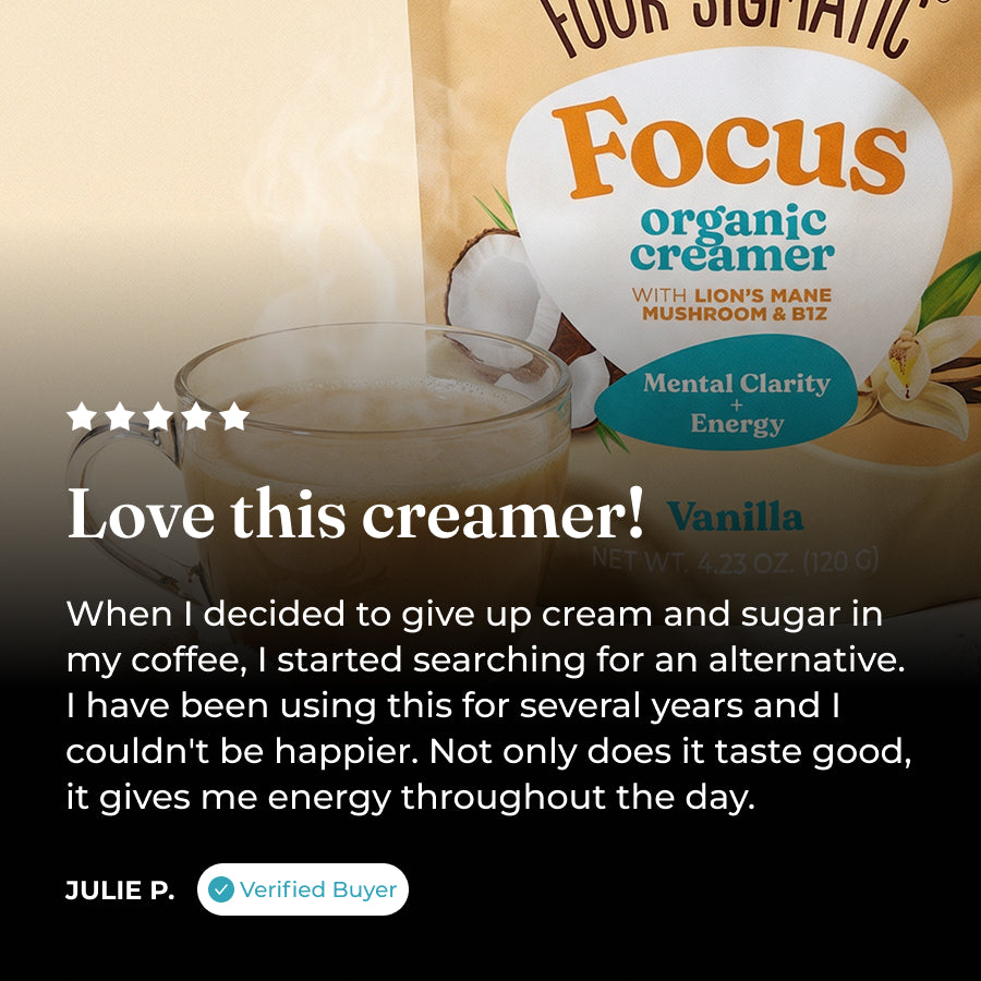 Vanilla Coconut Creamer: Creamy Mushroom Boost