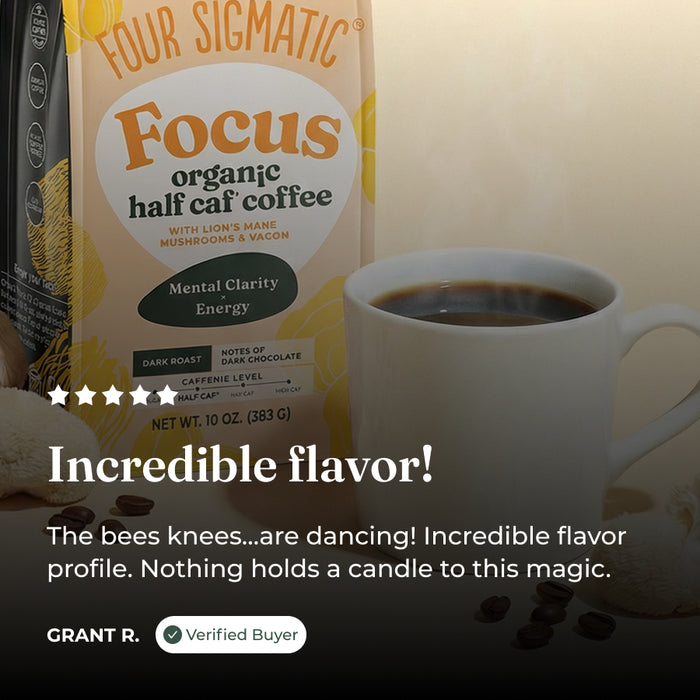 Focus Half Caf Whole Bean Coffee