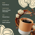 Focus Half Caf Whole Bean Coffee