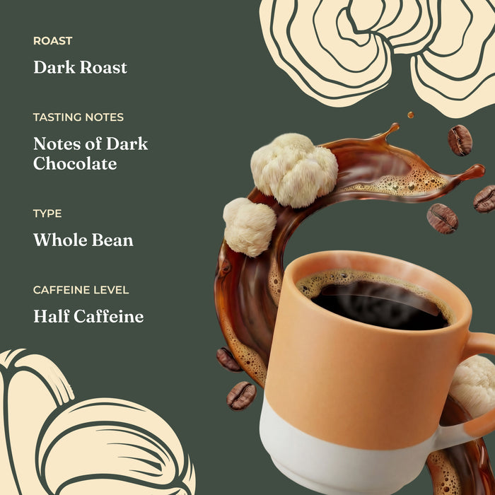 Focus Half Caf Whole Bean Coffee