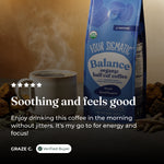 Balance Half Caf Ground Coffee - Medium
