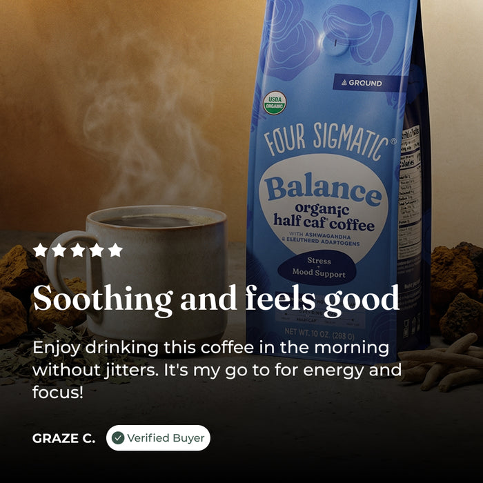 Balance Half Caf Ground Coffee - Medium