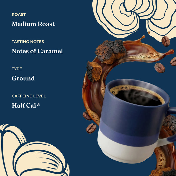 Balance Half Caf Ground Coffee - Medium