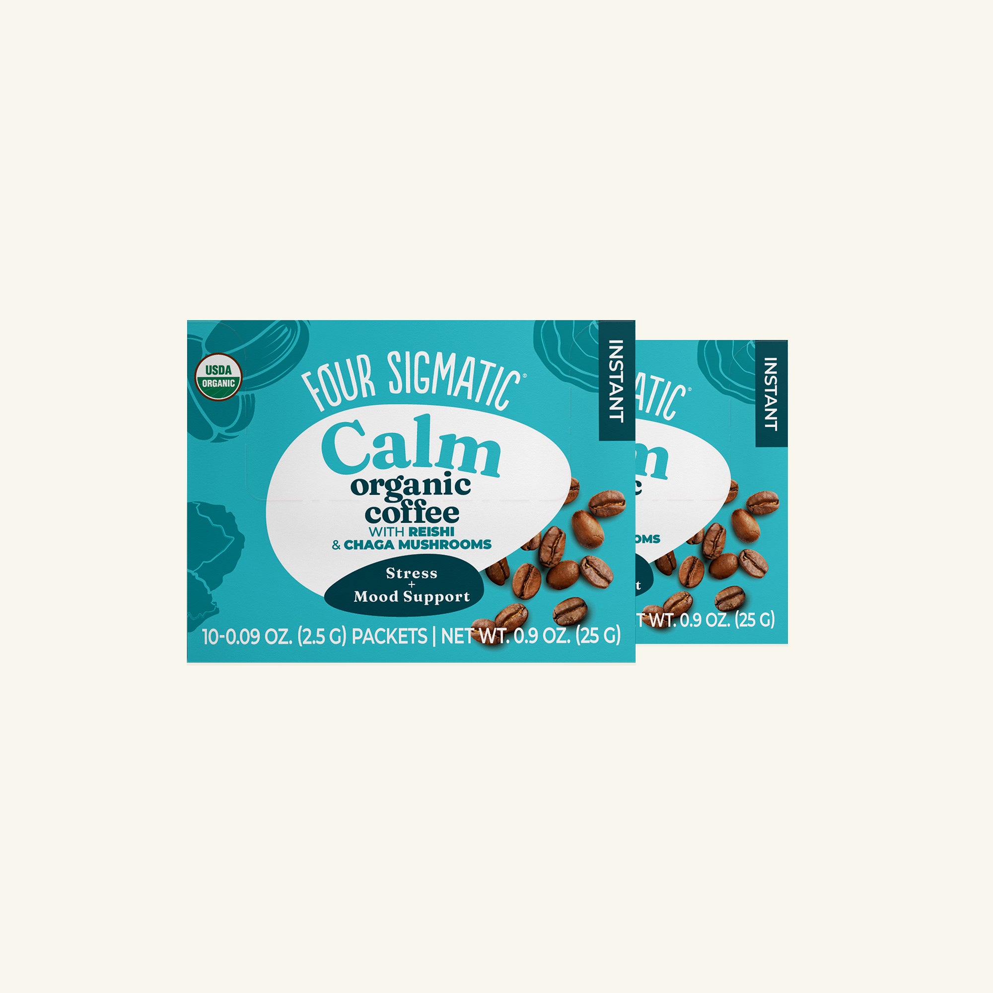 Calm Instant Coffee: Adaptogenic Mushroom Wellness Blend