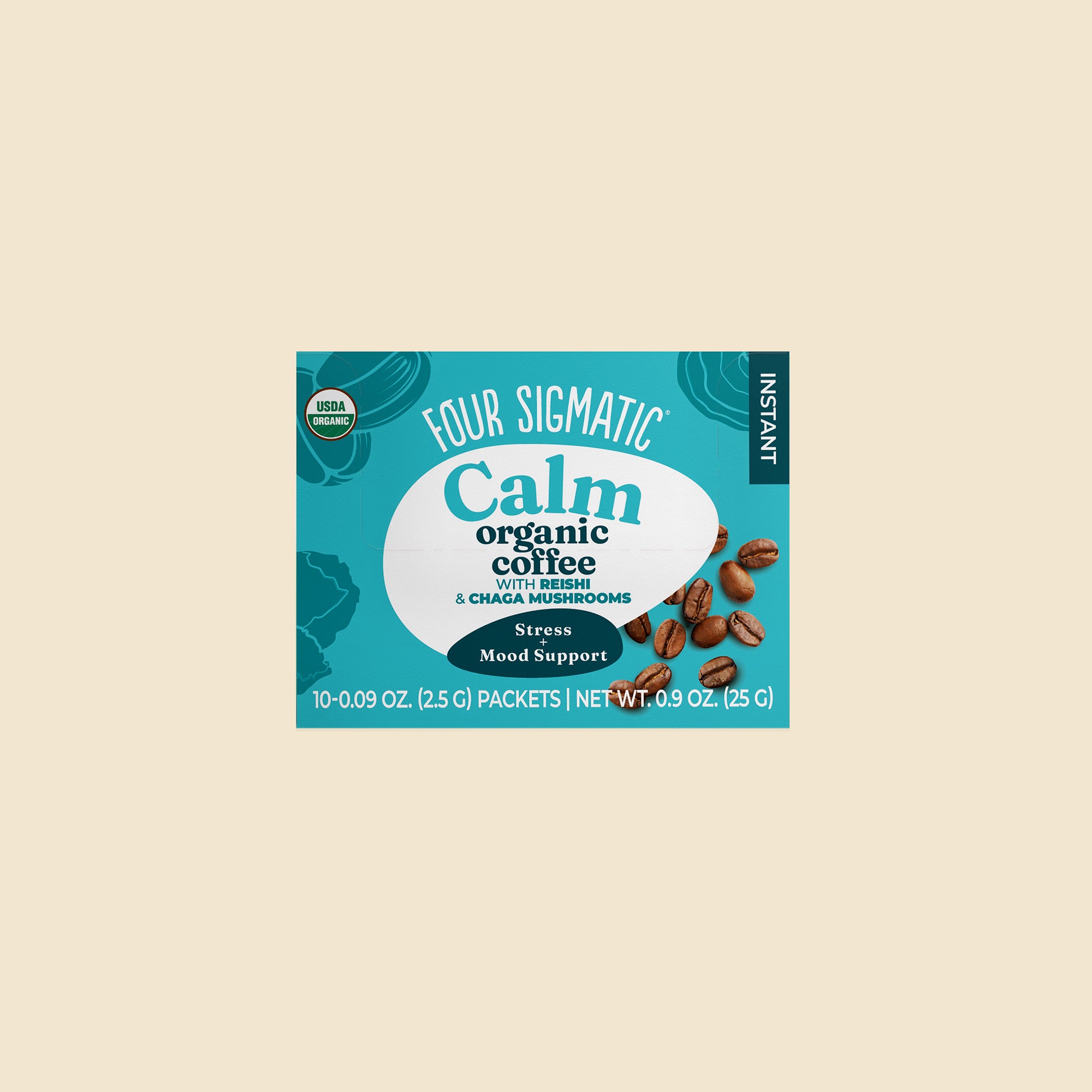 Gut Health Instant Coffee with Chaga and Turkey Tail Mushrooms