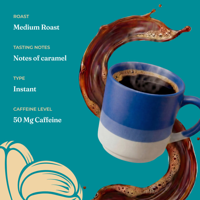Calm Instant Coffee, Packets