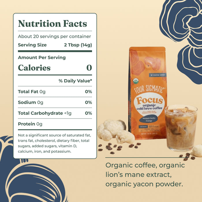 Focus Cold Brew Ground Coffee