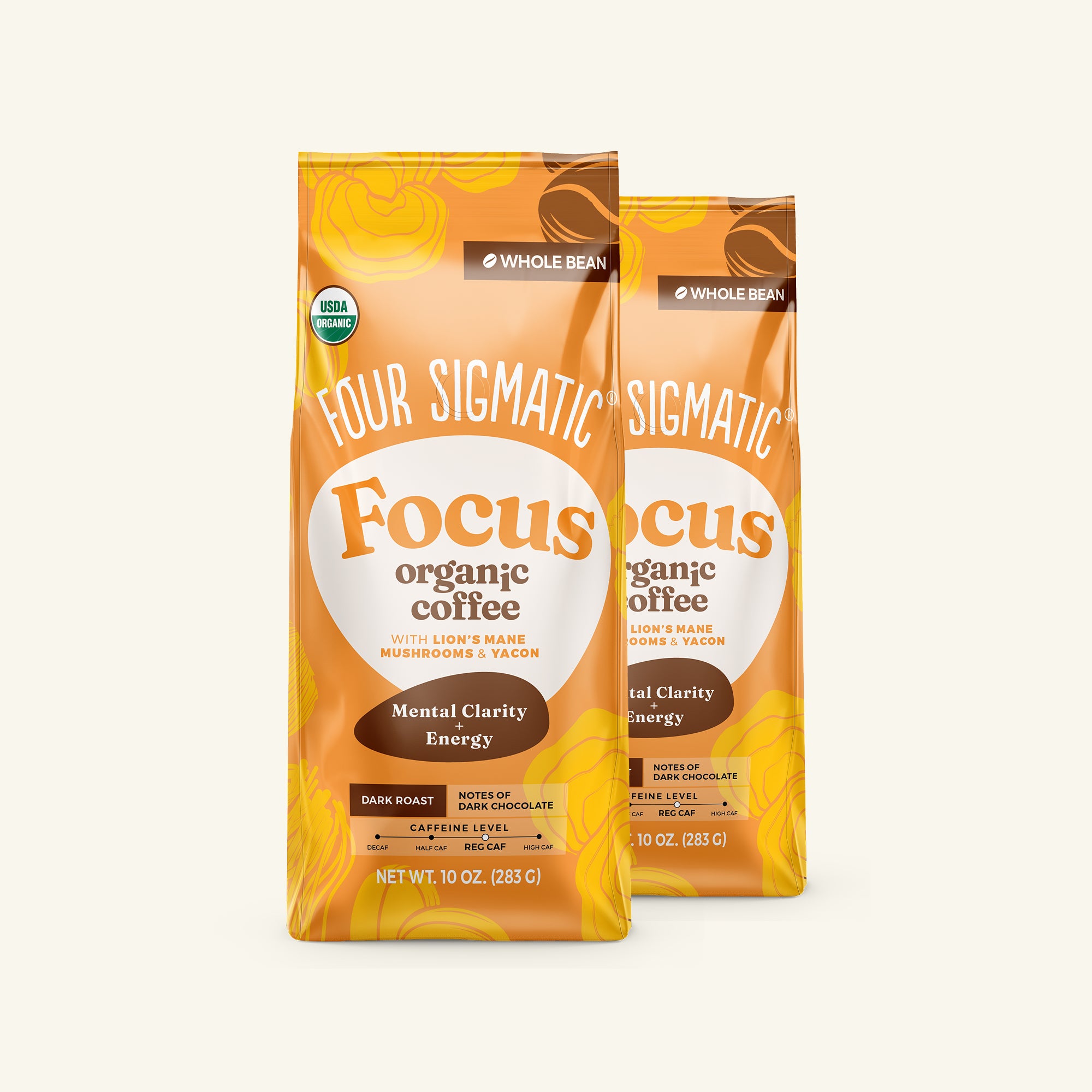 Whole Bean Coffee: Rich Mushroom & Lion's Mane Blend