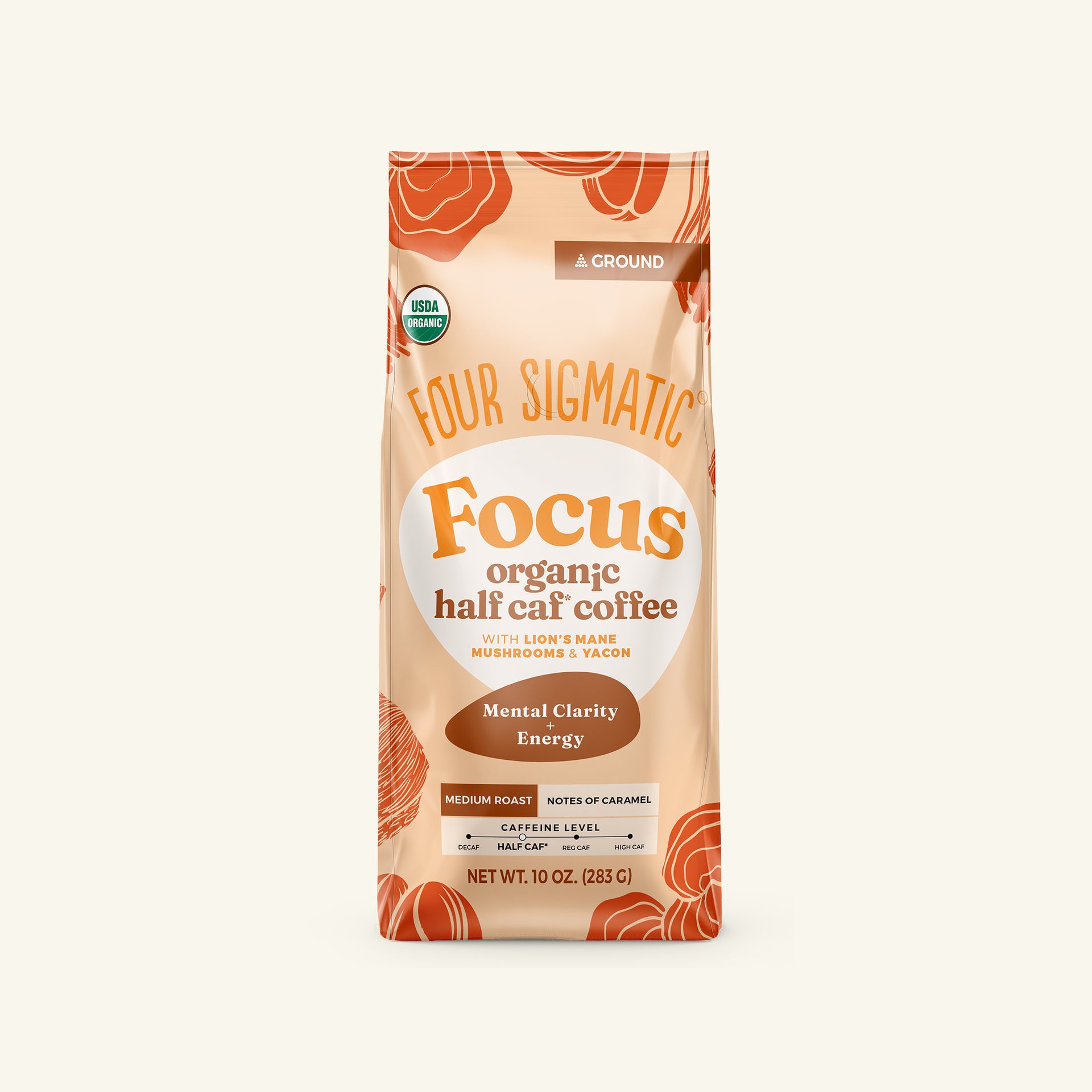 Focus Half Caf Ground Coffee - Medium