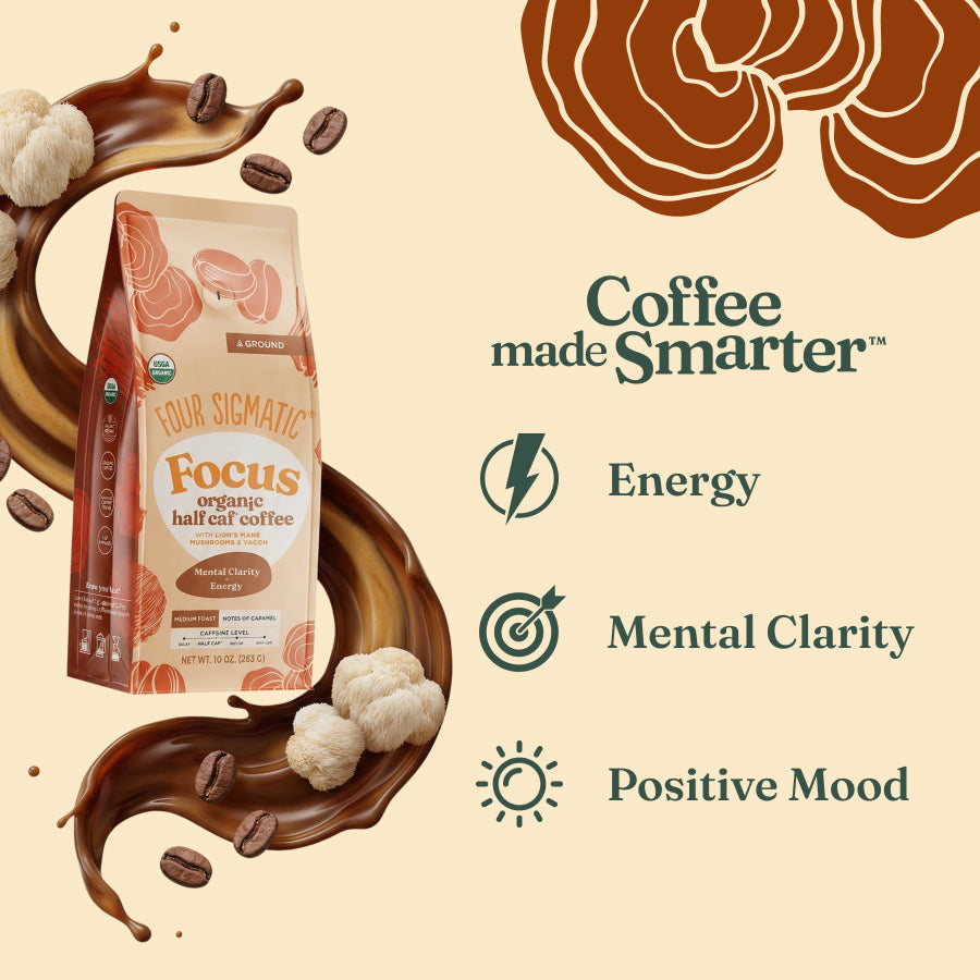 Focus Half Caf Ground Coffee - Medium