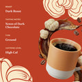 Focus Max High Caf Ground Coffee - Dark