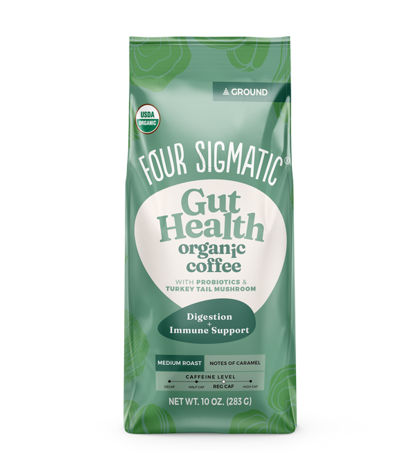 Gut Health Ground Coffee: Digestive Health Mushroom Blend