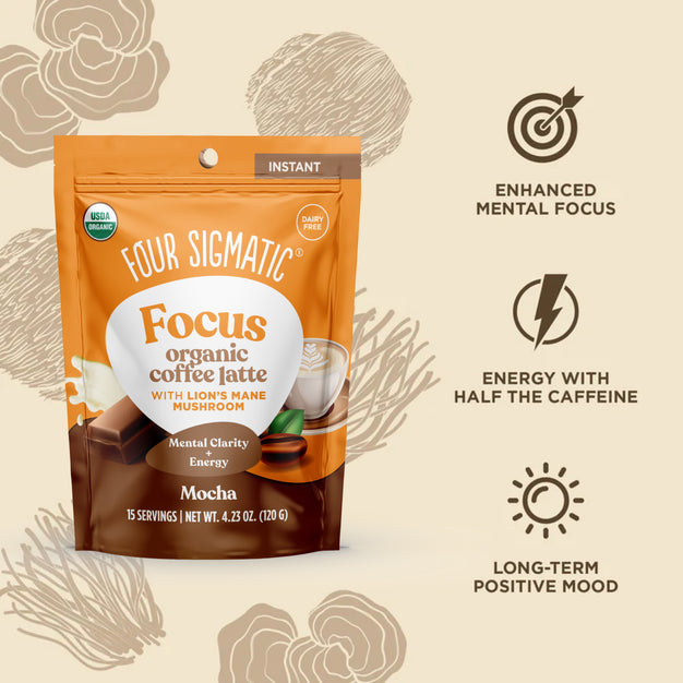 Focus Organic Coffee Latte - Mocha