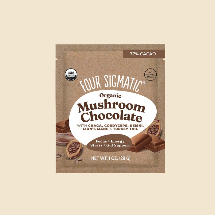 Four Sigmatic Organic Mushroom Chocolate, 10 bars