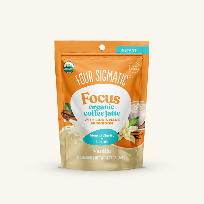 Focus Organic Coffee Latte - Vanilla
