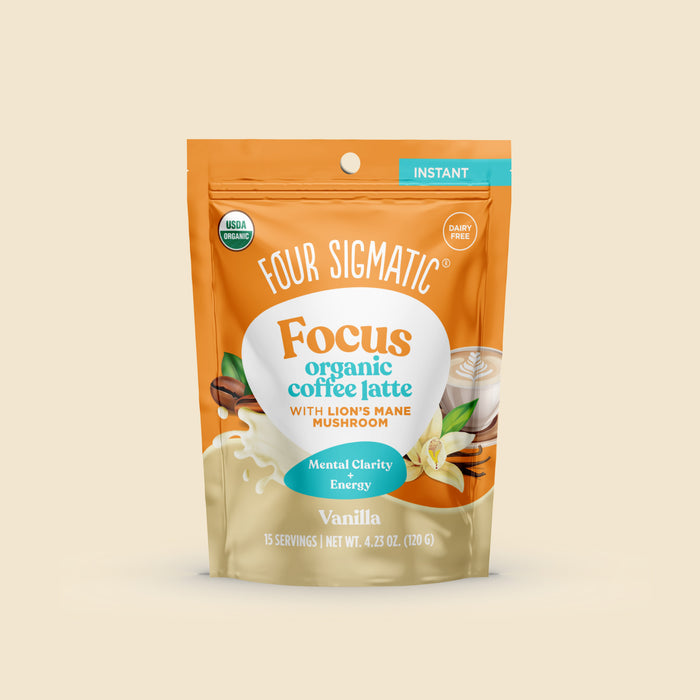 Focus Organic Coffee Latte - Vanilla