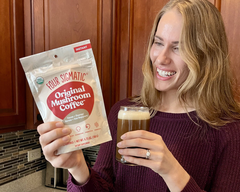 Mental clarity from Lion's Mane mushroom coffee
